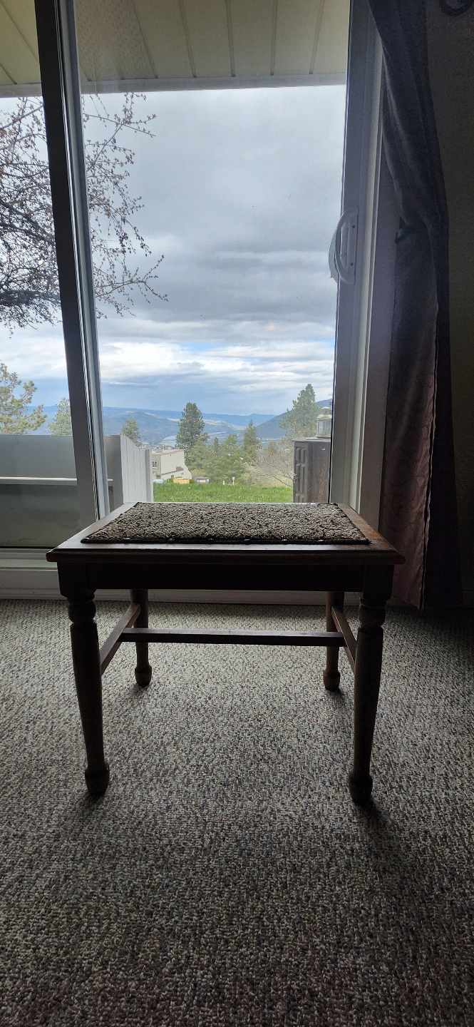 Vintage Wooden Footstool - photo 2