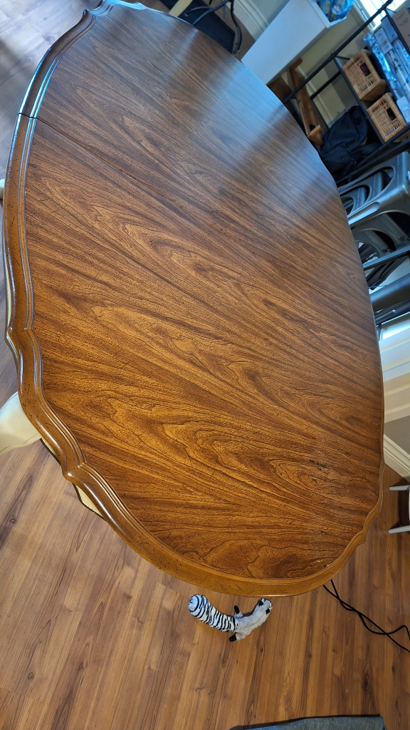 Antique Oval Dining Table and Four Chairs Set - photo 3