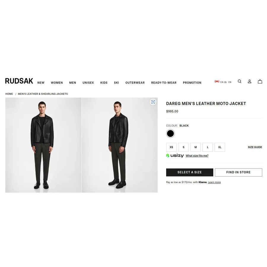 Rudsak Dareg Men's Leather Moto Jacket - XXL image indicator(9)