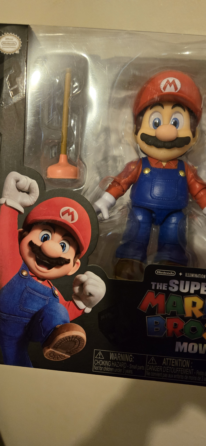 Jakks Pacific Super Mario Bros Movie Mario Figure - photo 3