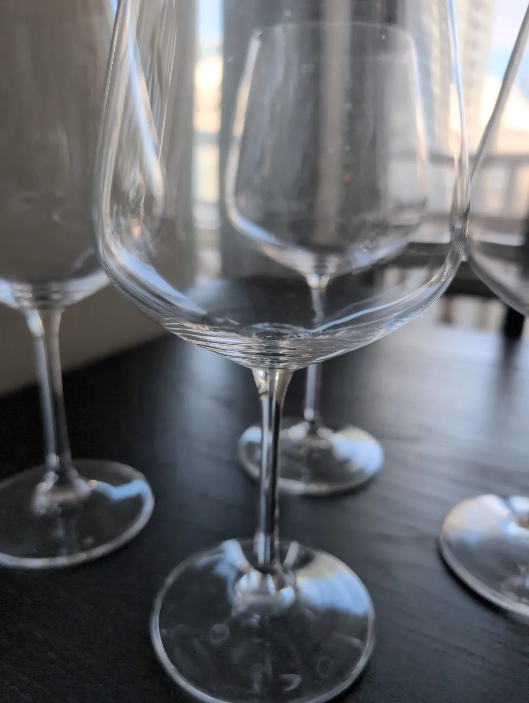 Large Burgundy Wine Glasses - Set of 4 image indicator(7)