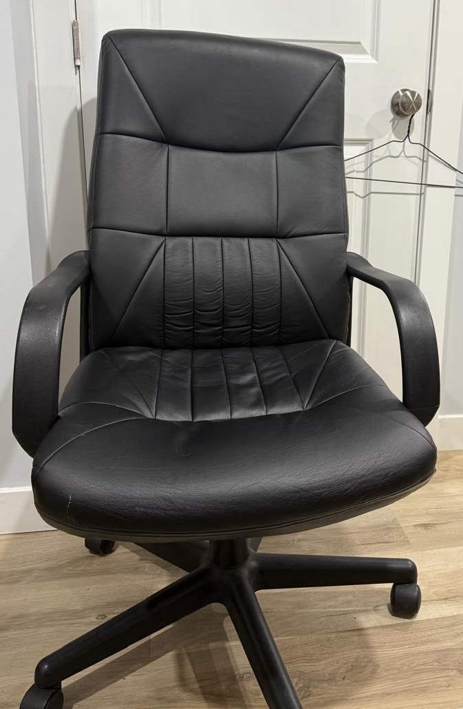 Black Leather Office Chair