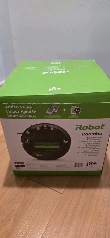 New iRobot Roomba j8+ Robot Vacuum (open box) thumbnail