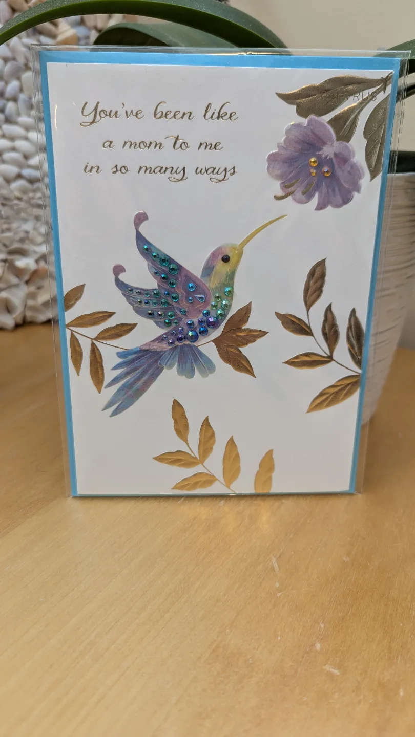 Papyrus Mother's Day Card Hummingbird Design thumbnail