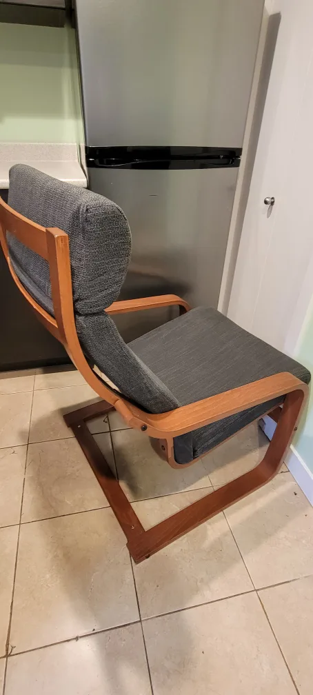 IKEA STRANDMON Wing Chair - Grey image indicator(4)