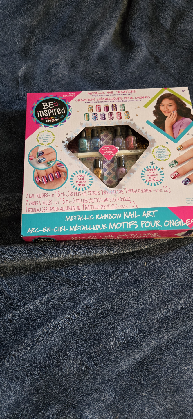 Be Inspired Metallic Rainbow Nail Art Kit - photo 3