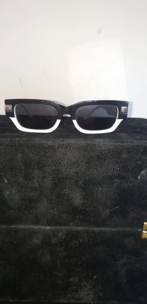 Versace VE4465 Sunglasses - Black and White thumbnail