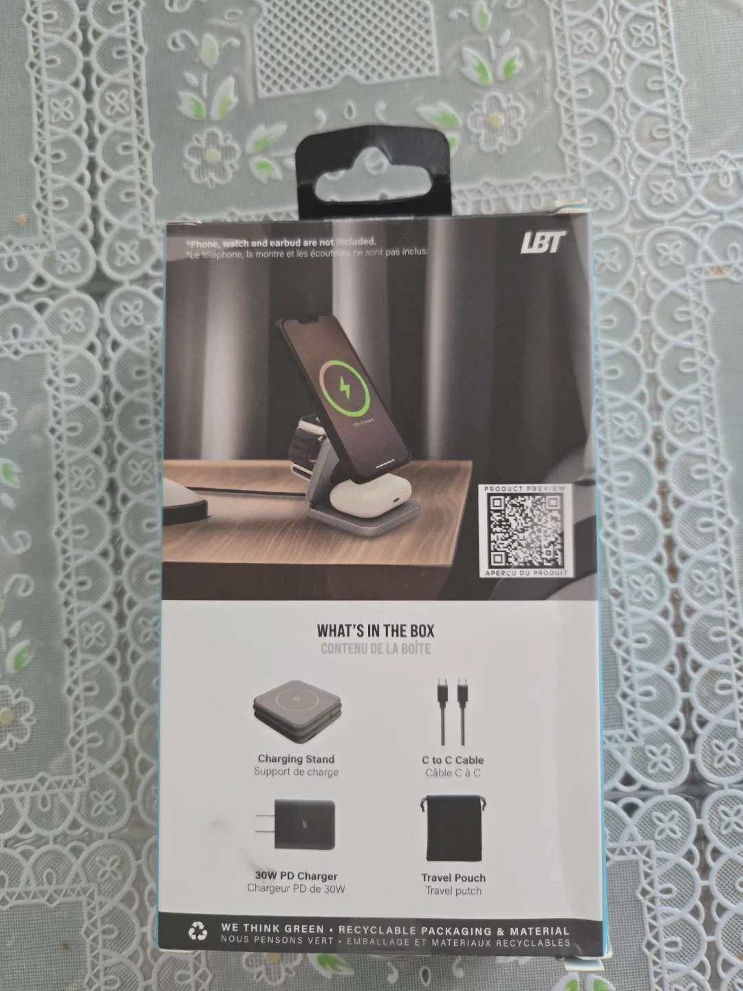 LBT MagStream 3-in-1 Foldable Wireless Charging Stand image indicator(2)