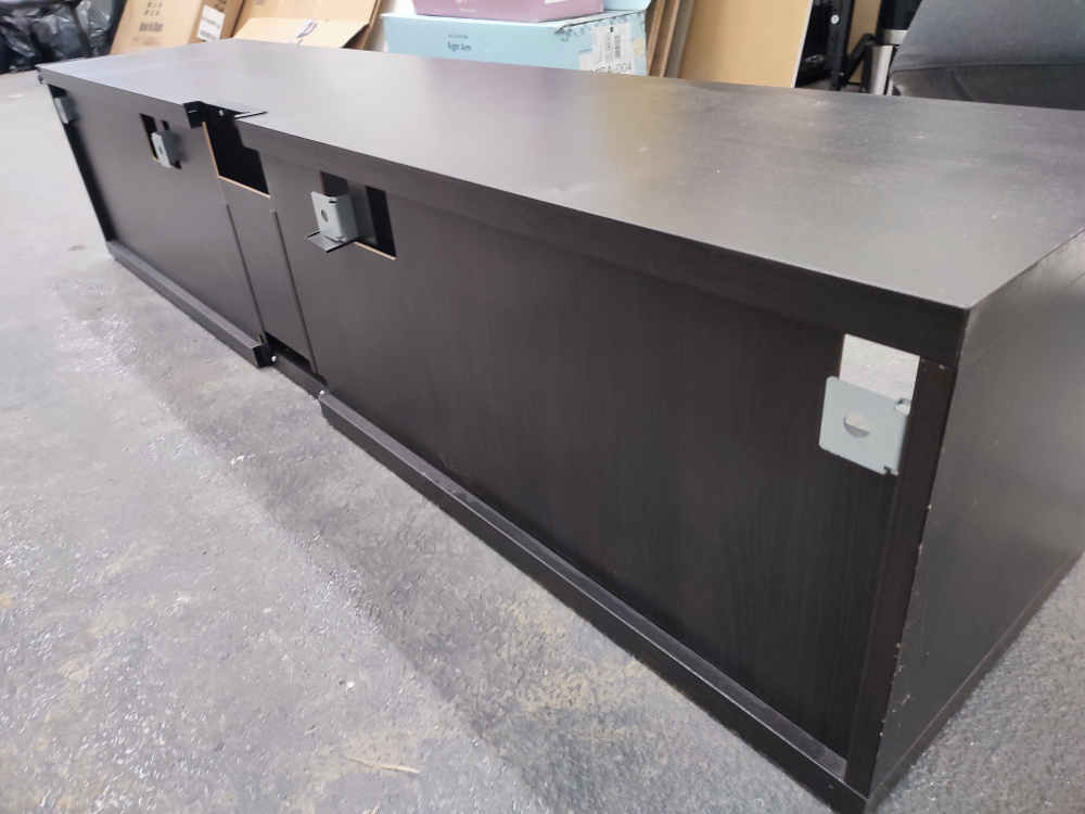 Black Media Console (TV Stand) - photo 2