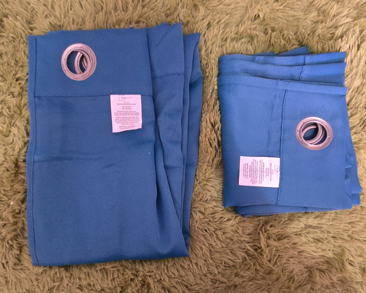 Blue Curtain Set