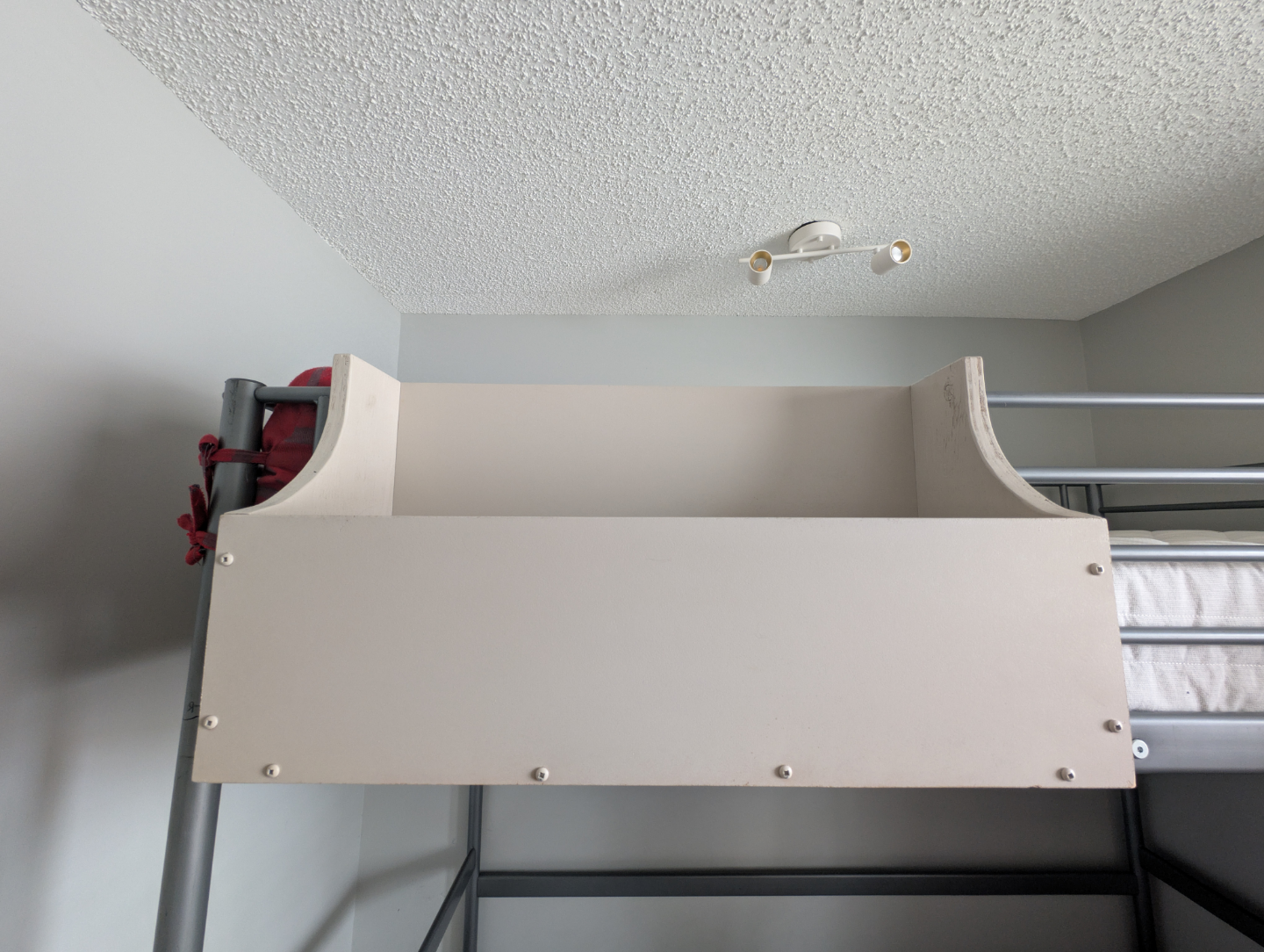 Ikea Metal Loft Bed Frame with Ladder - photo 4
