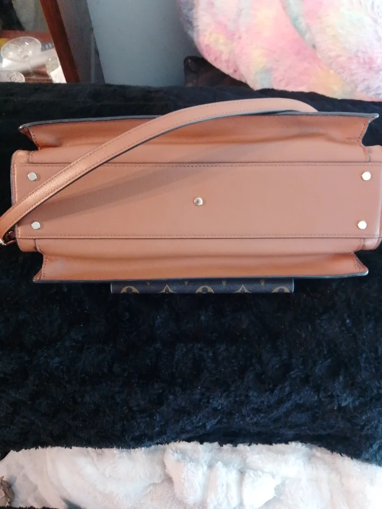 Michael Kors Light Brown satchel handbag image indicator(2)