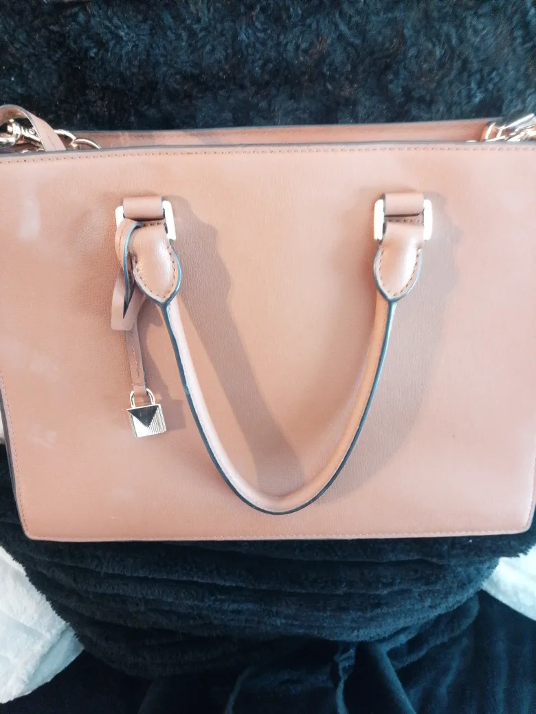 Michael Kors Light Brown satchel handbag image indicator(3)