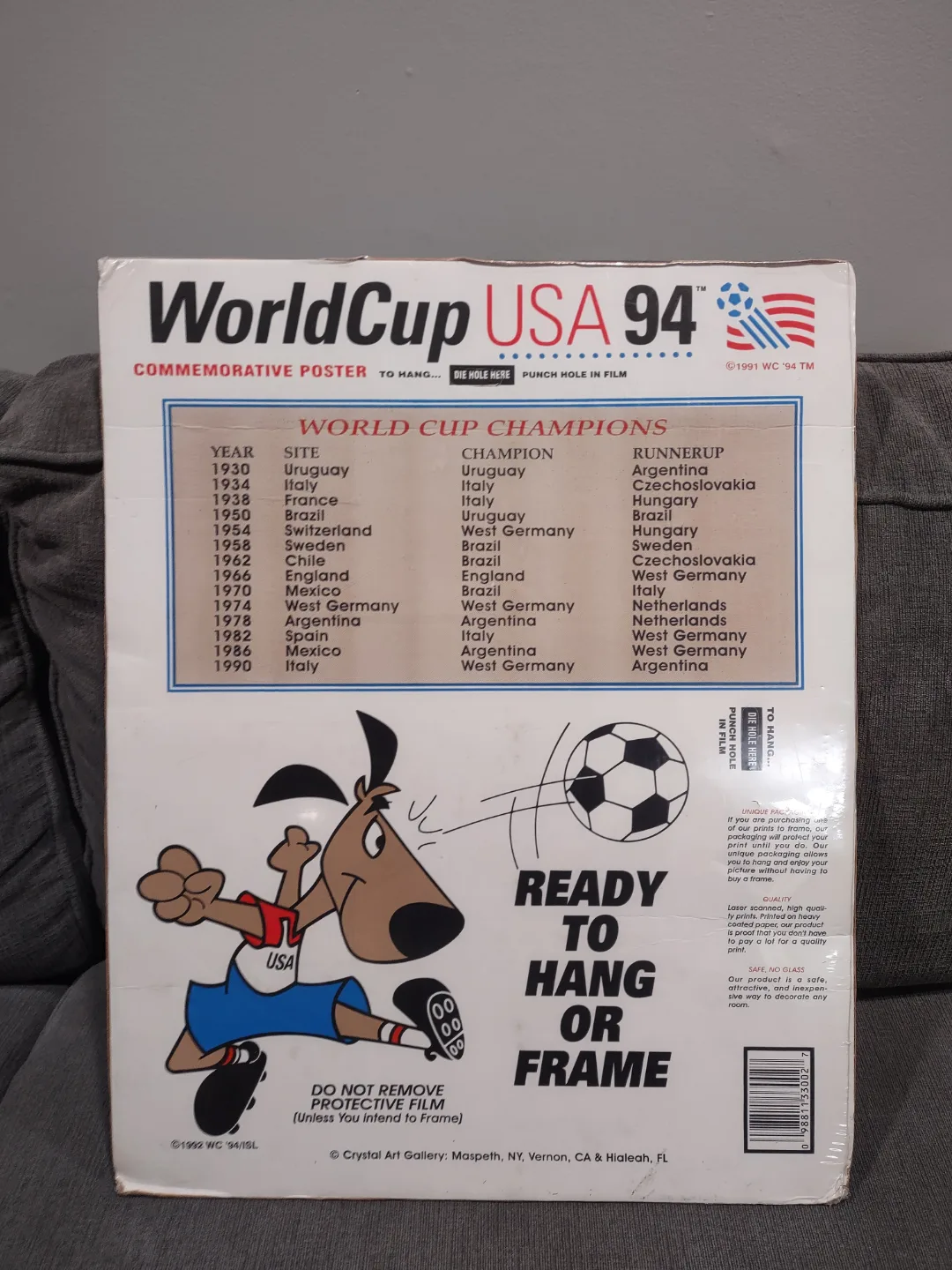 World Cup USA 94 Commemorative Poster image indicator(2)