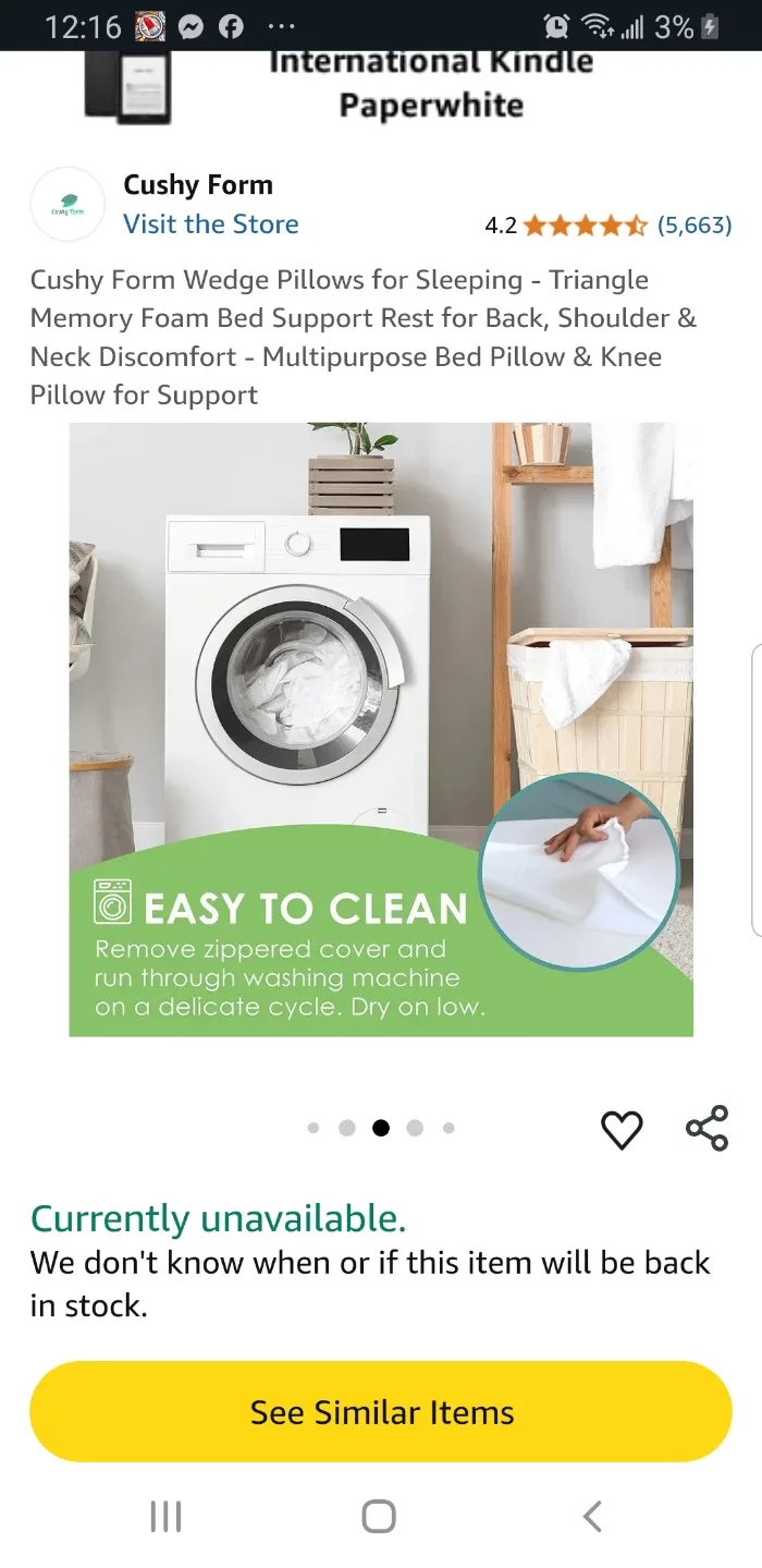 Cushy Form Wedge Pillows for Sleeping image indicator(5)