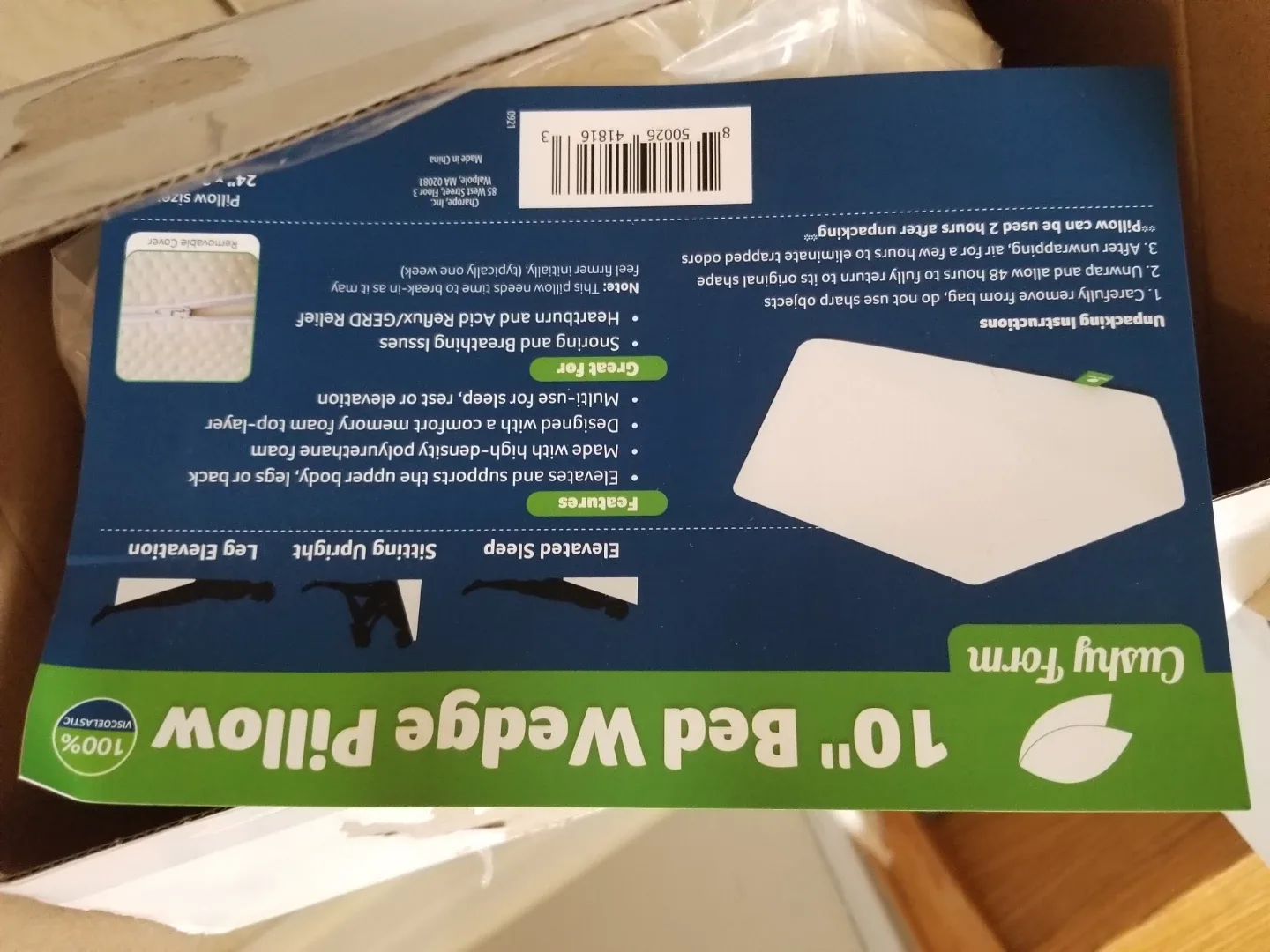 Cushy Form Wedge Pillows for Sleeping image indicator(9)