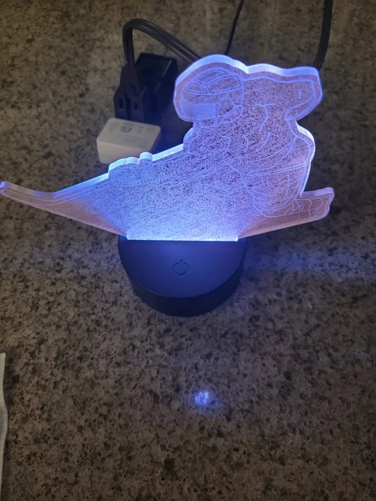 Hockey Player LED Night Light image indicator(3)