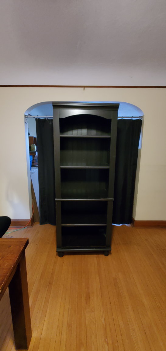 Black Wooden Bookcase