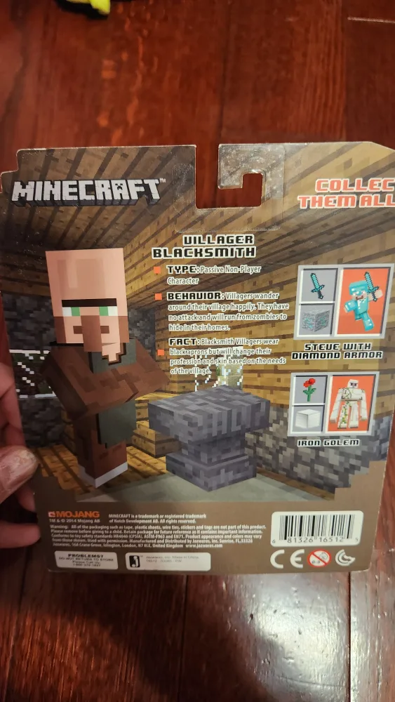 Minecraft Villager Blacksmith Action Figure Series 2 image indicator(3)