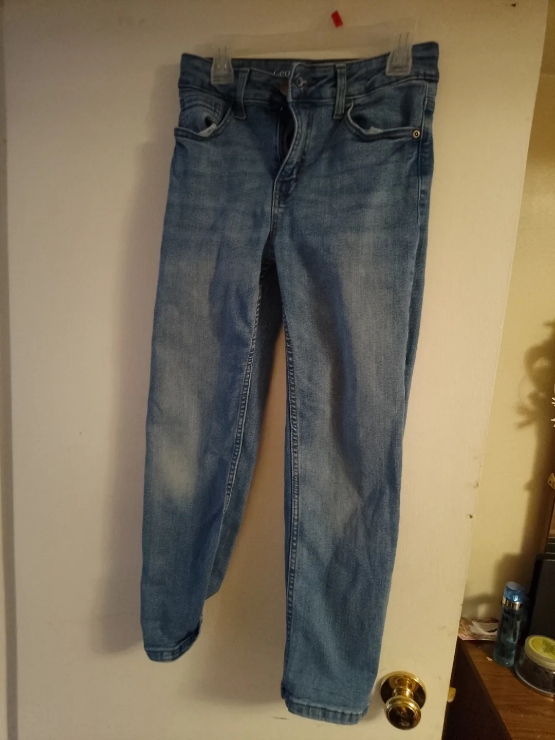 boys light wash jeans, size 8 thumbnail