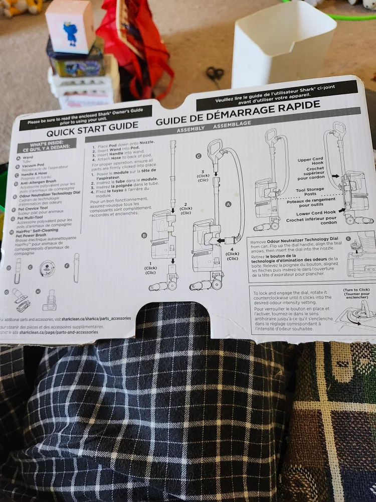 Shark Upright Vacuum Cleaner with Attachments image indicator(2)