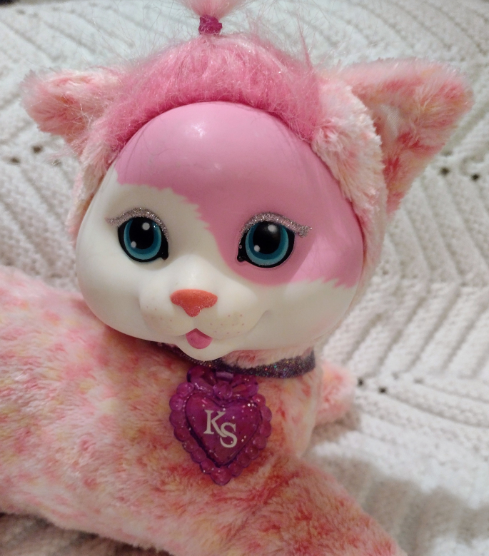 Kitty Surprise 2017 Pink Plush Stuffed Animal Cat w/ 3 Kittens - photo 3