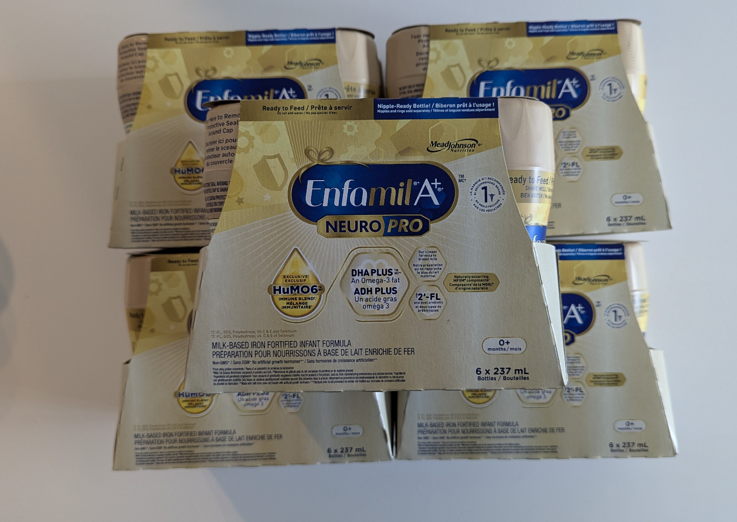 Enfamil NeuroPro Formula 6 x 237 mL (5 packs) and 24 x 59ml