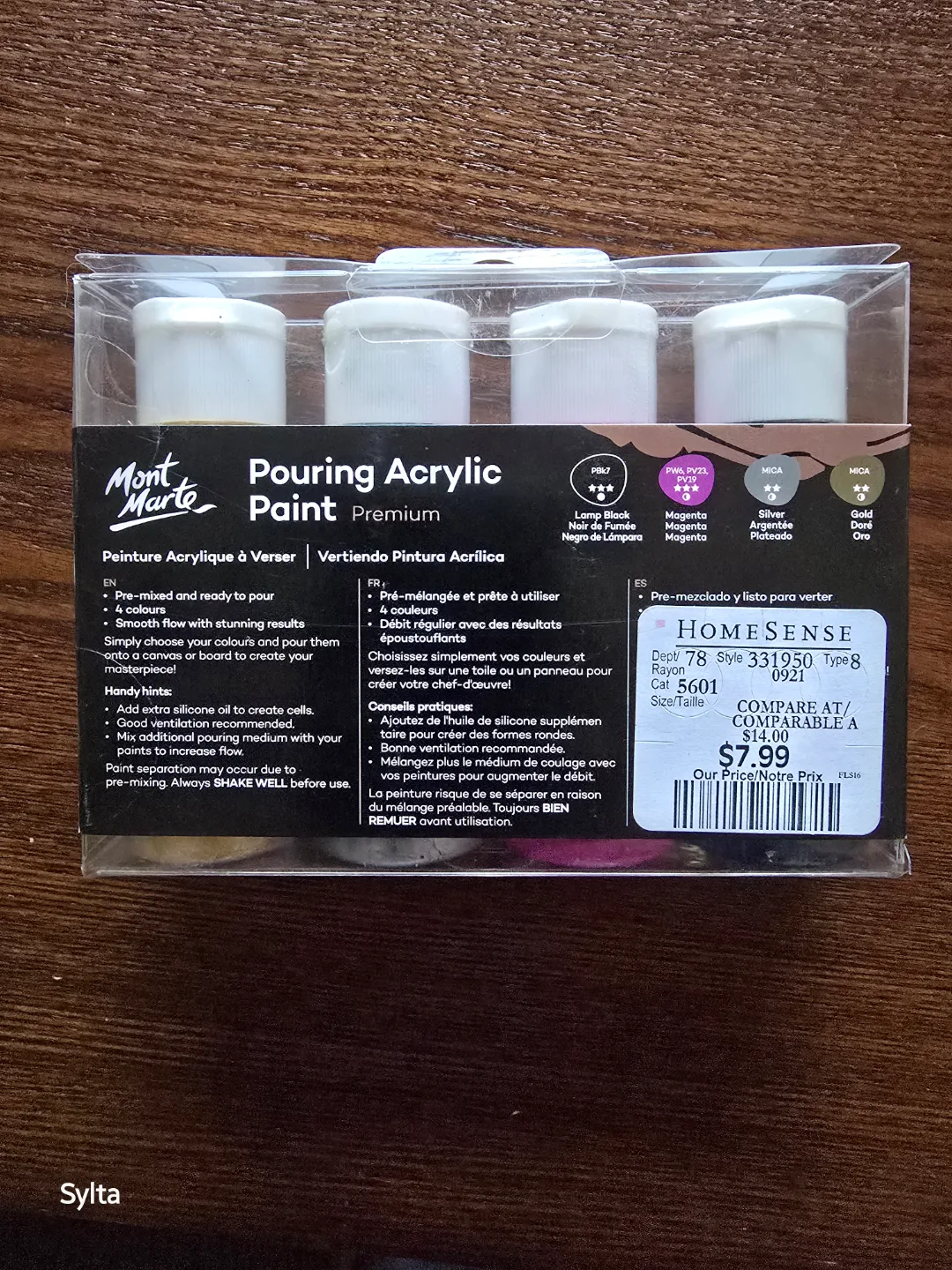 Mont Marte Premium Pouring Acrylic Paint Sets (Various Colours) image indicator(3)