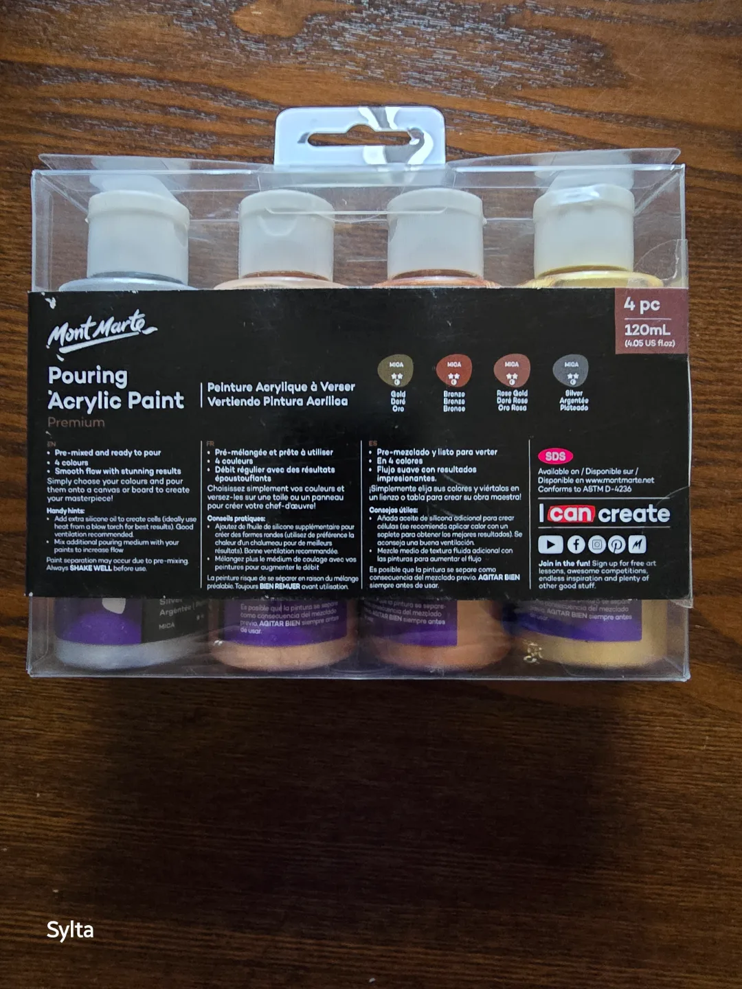 Mont Marte Premium Pouring Acrylic Paint Sets (Various Colours) image indicator(8)