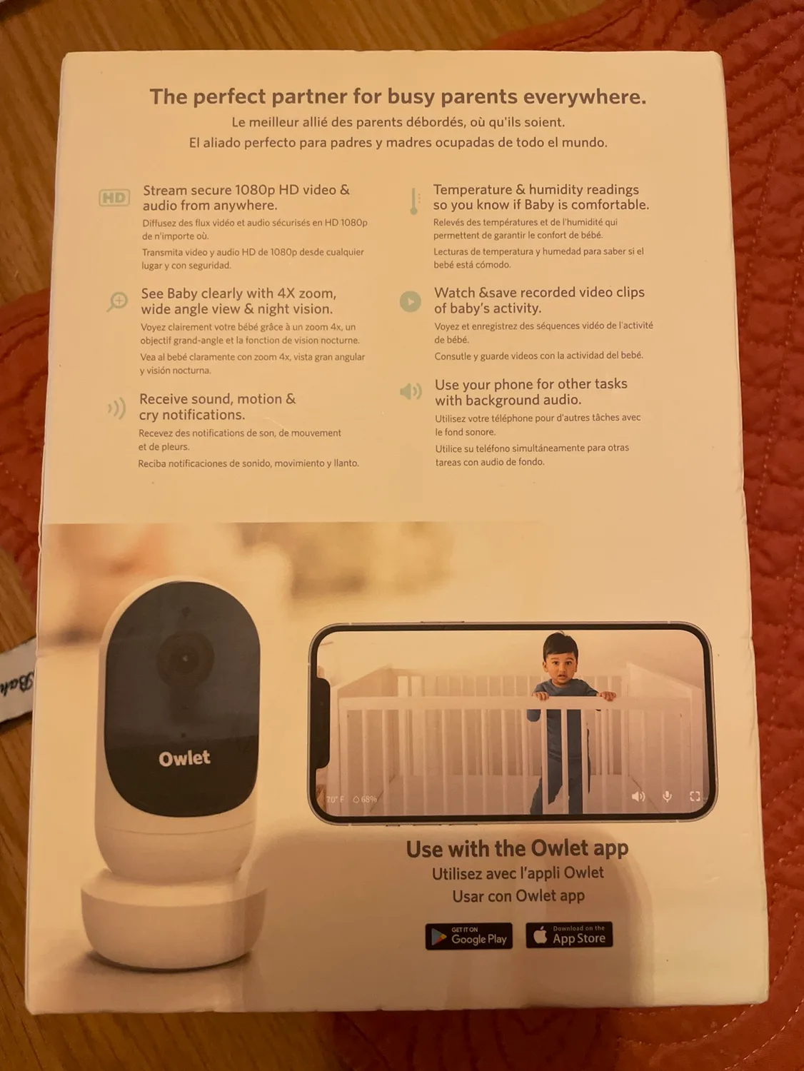 Owlet Cam 2 BNIB image indicator(2)