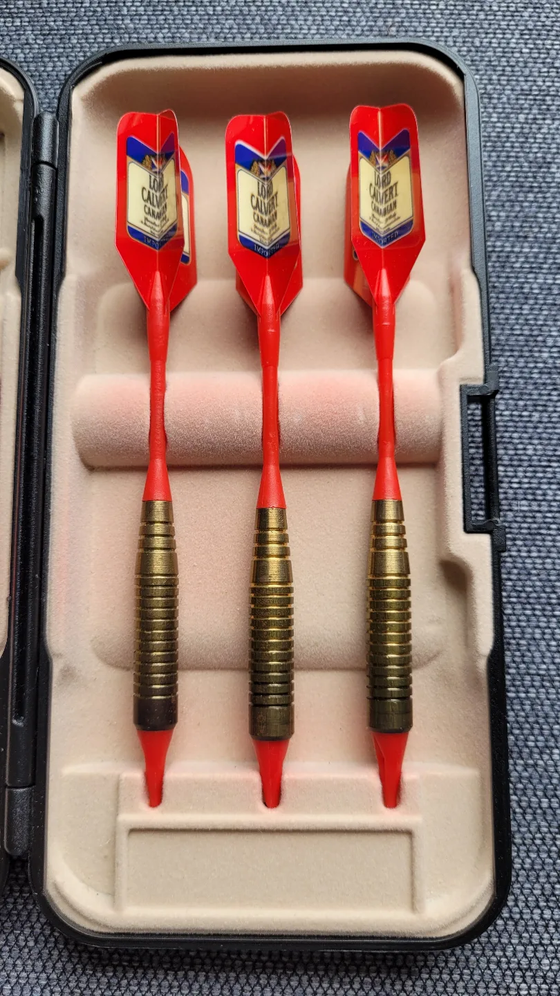 Vintage Lord Calvert Canadian Whisky Darts Set image indicator(2)