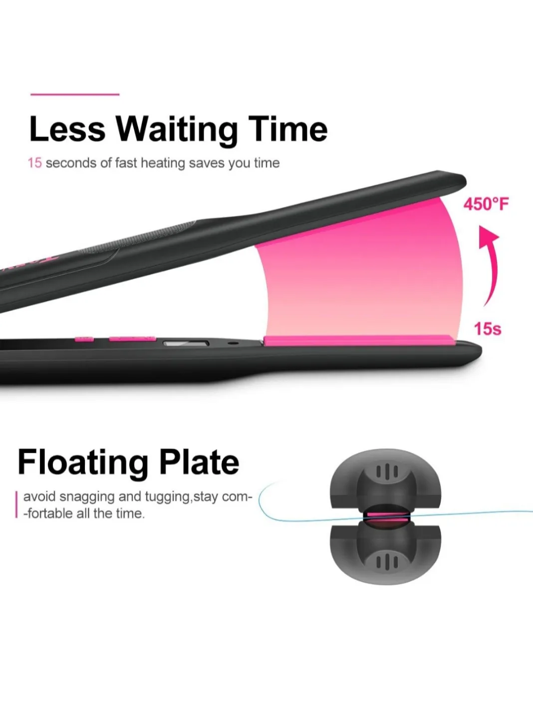 Terivilix 3/10 inch Pencil Flat Iron - New in Box image indicator(8)