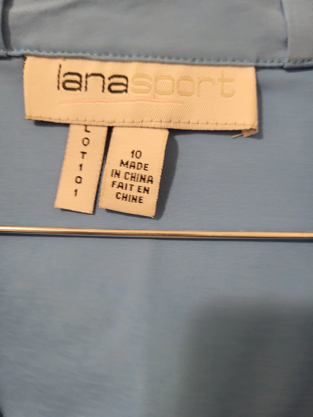 Lana Sport Women's Size 10 Light Blue Jacket image indicator(5)