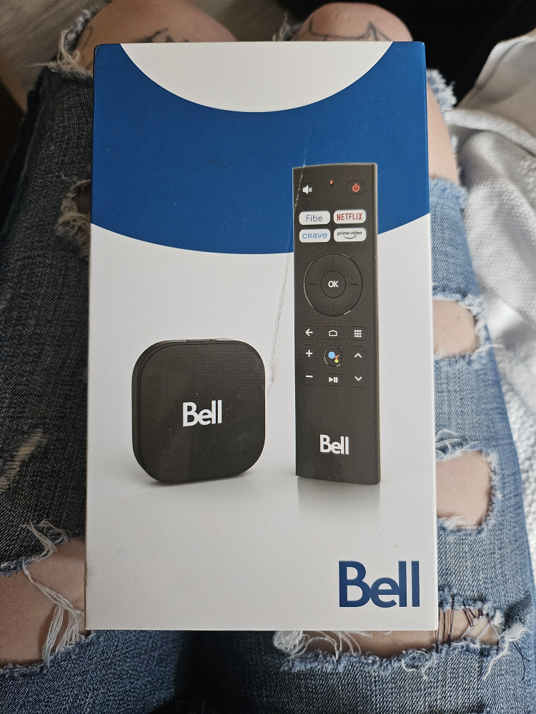 Bell Fibe TV Streaming Device with Remote