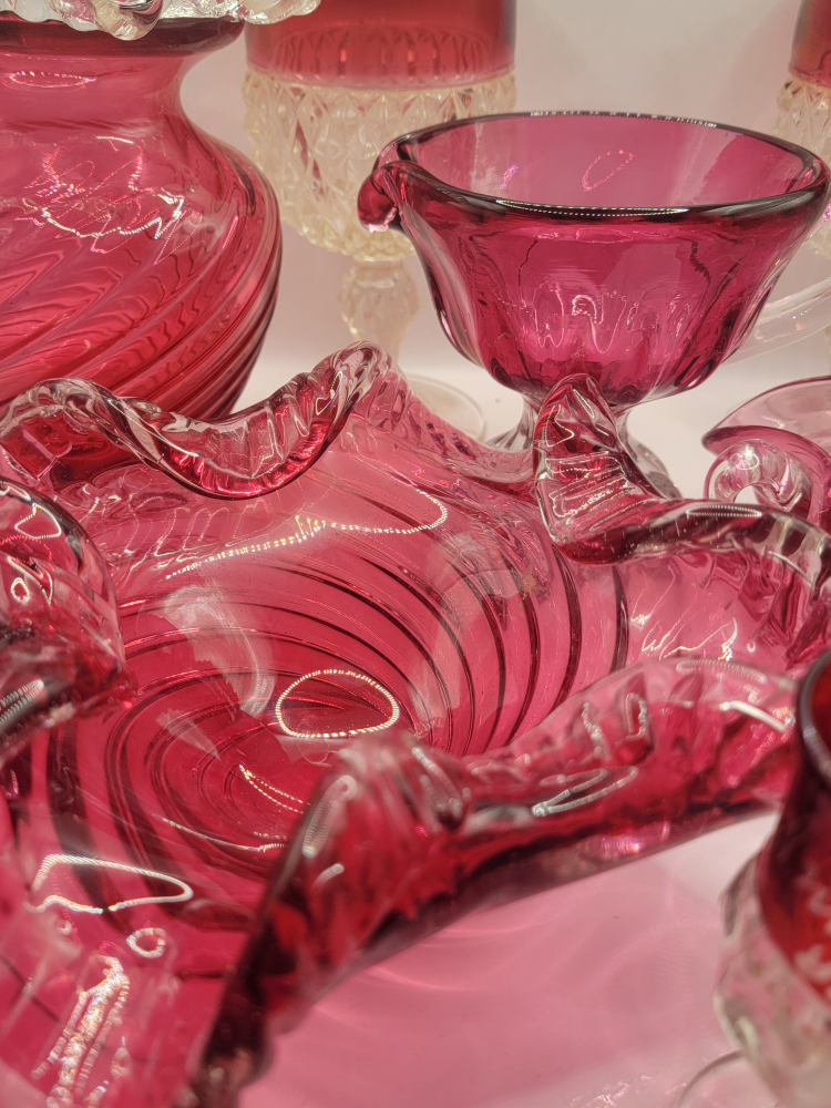 Vintage Cranberry Glass Collection - photo 4