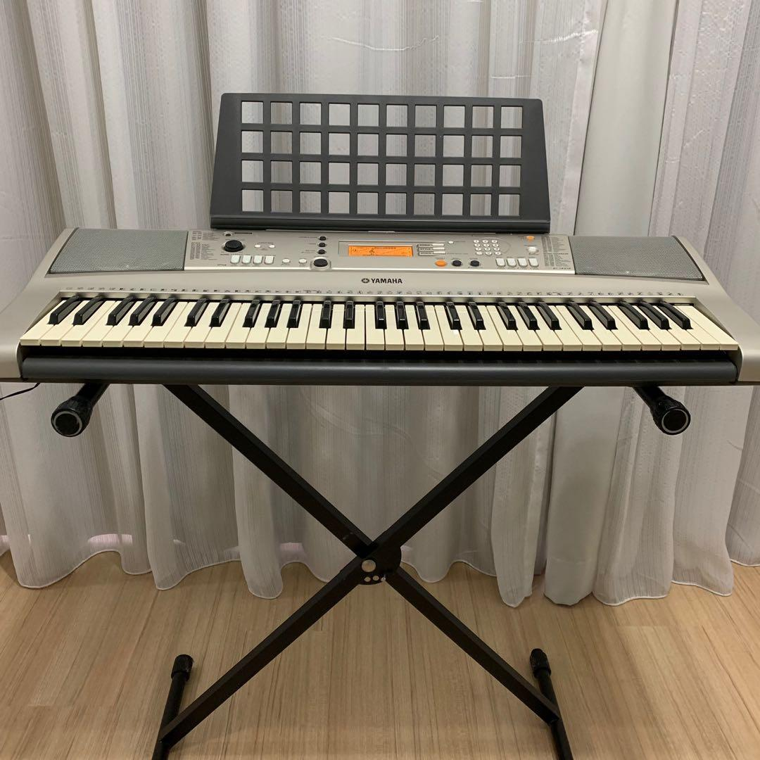 Yamaha PSR-E313 Keyboard with Adjustable Stand and Adapter