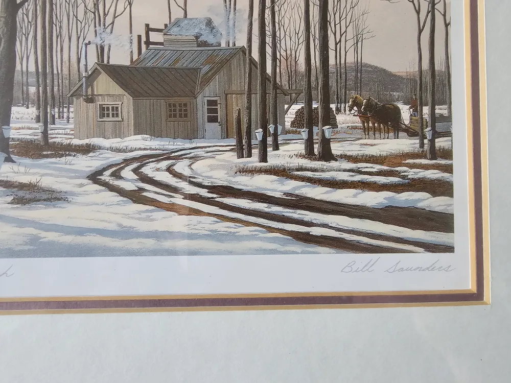 Framed Bill Saunders Maple Bush Print image indicator(2)