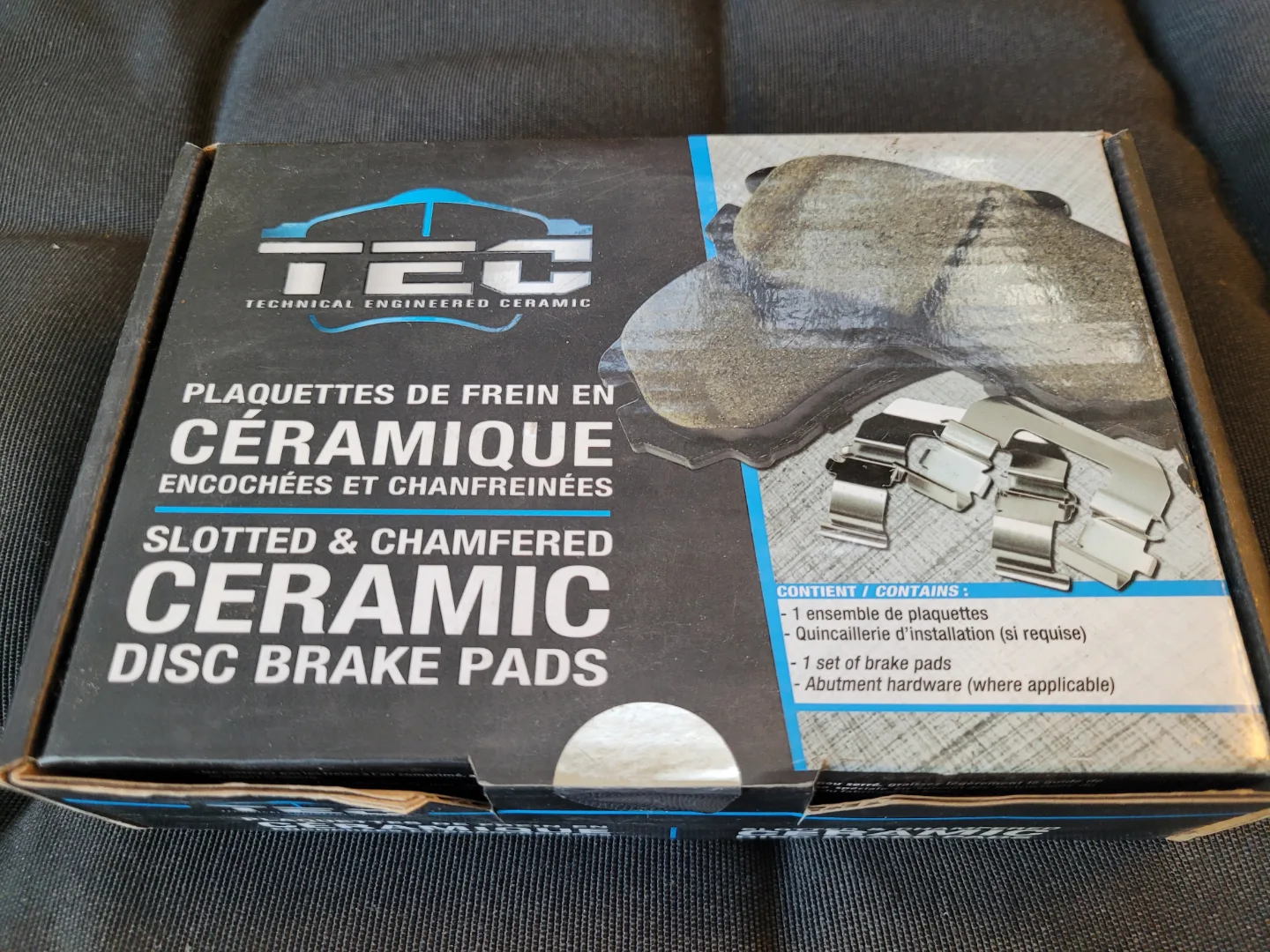TEC-1108 Ceramic Disc Brake Pads - Slotted & Chamfered image indicator(5)