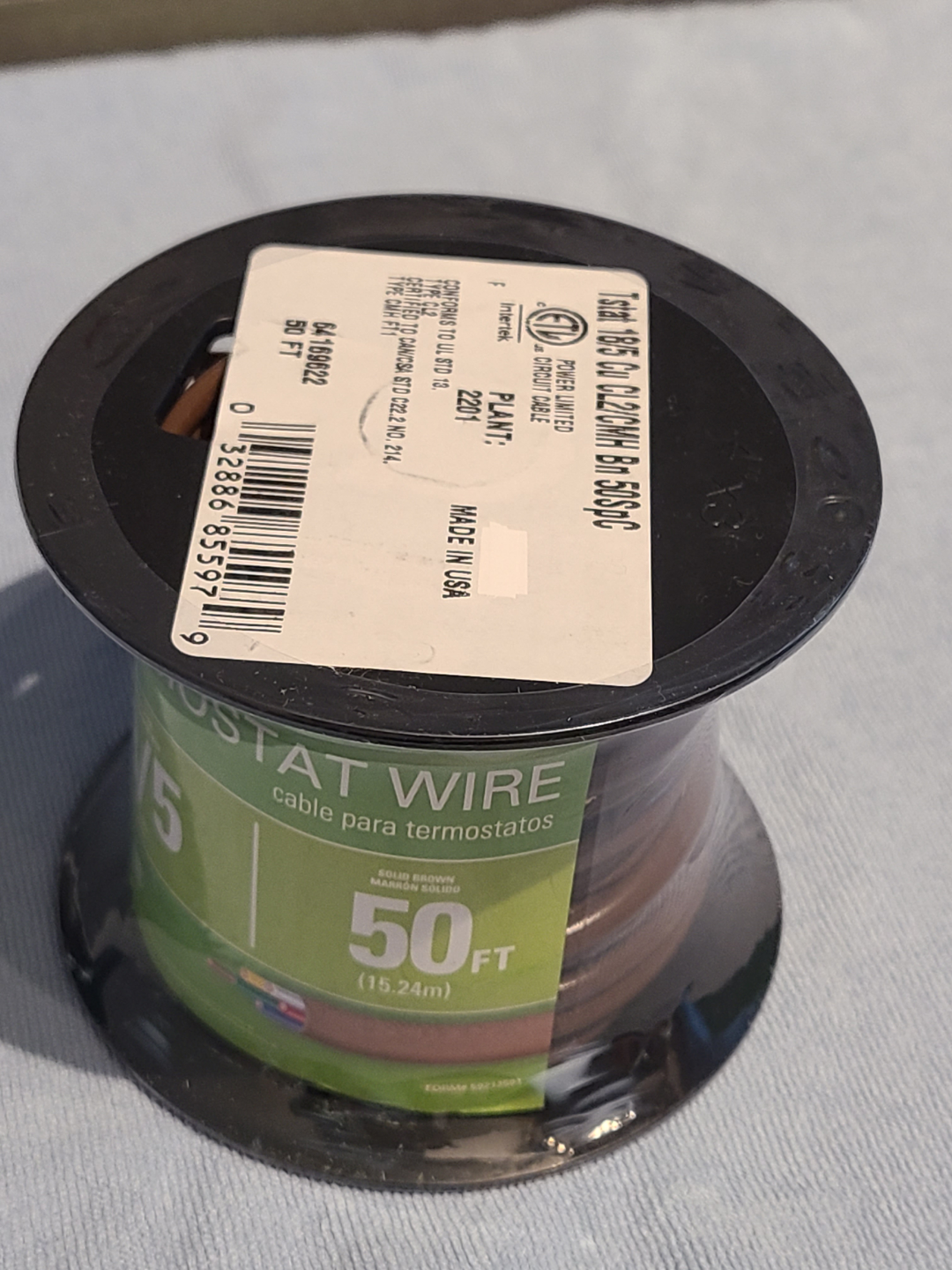 Southwire 64169622 Thermostat Wire 18/5, 50 ft - Brand New