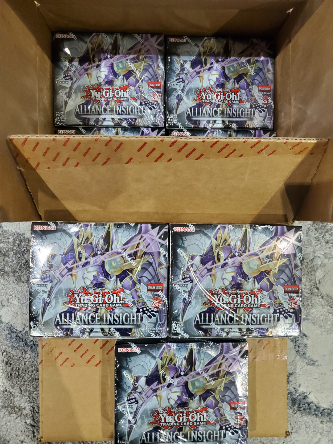 Yu-Gi-Oh! Trading Card Game Alliance Insight Booster Boxes (6)