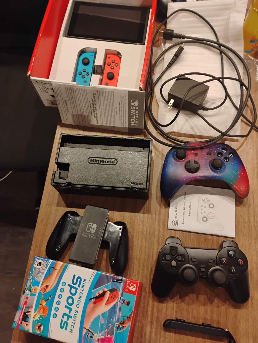 Nintendo Switch Console with Games and Accessories