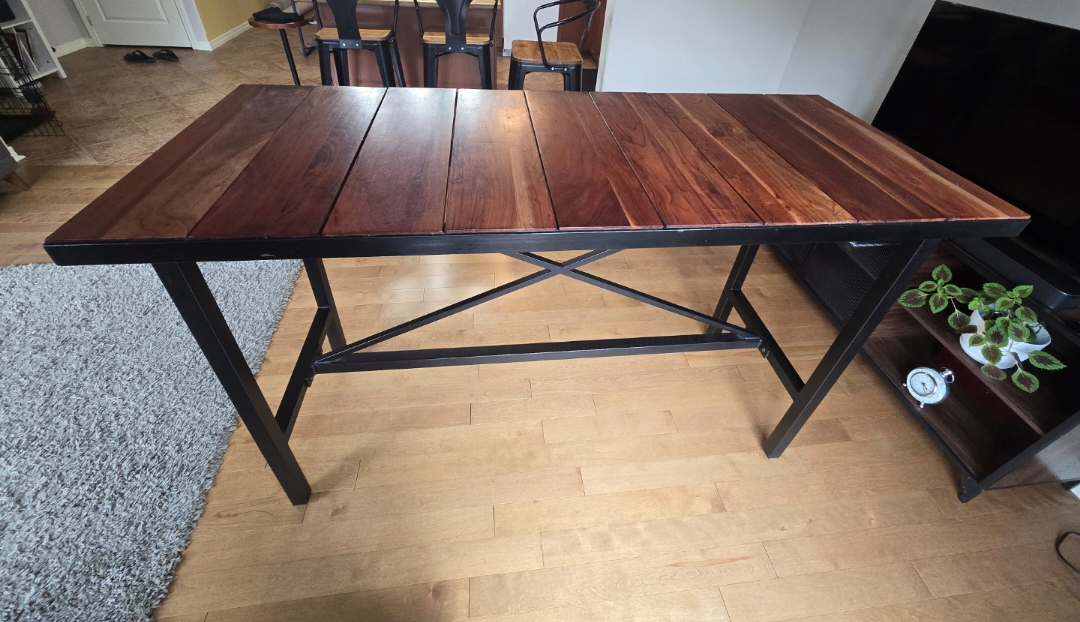 Wooden table and chairs for sale