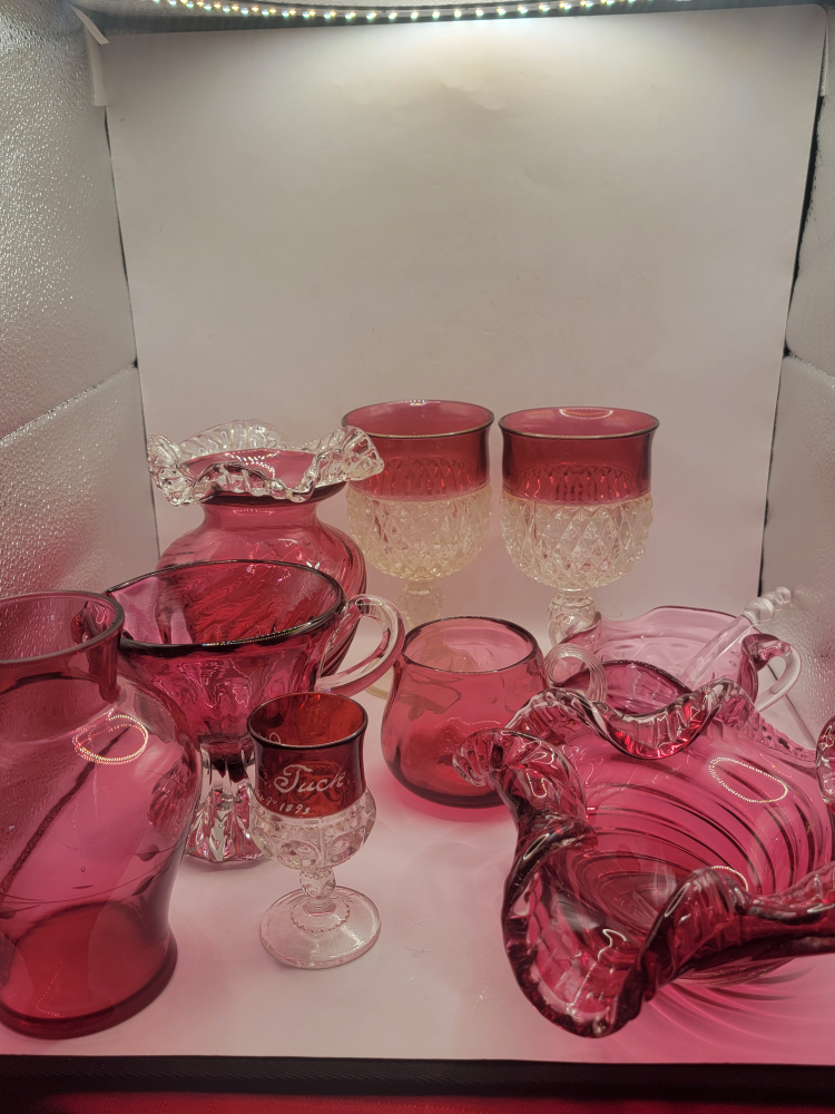 Vintage Cranberry Glass Collection - photo 2