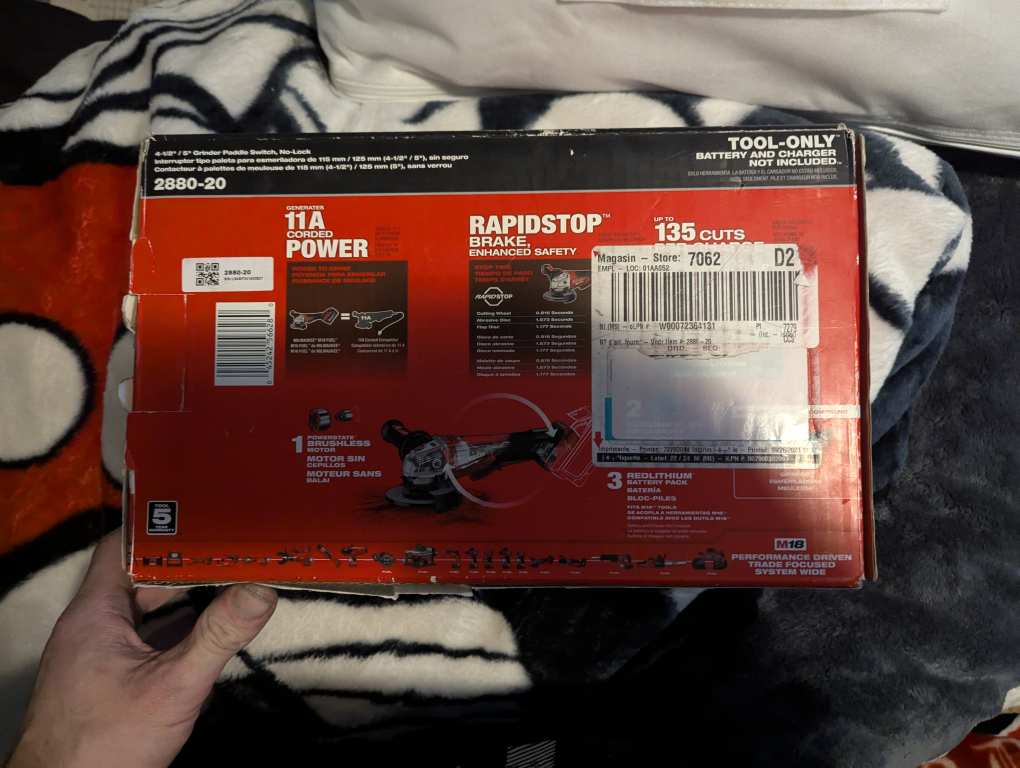 Milwaukee M18 FUEL 4-1/2" Grinder - 2880-20 - photo 2