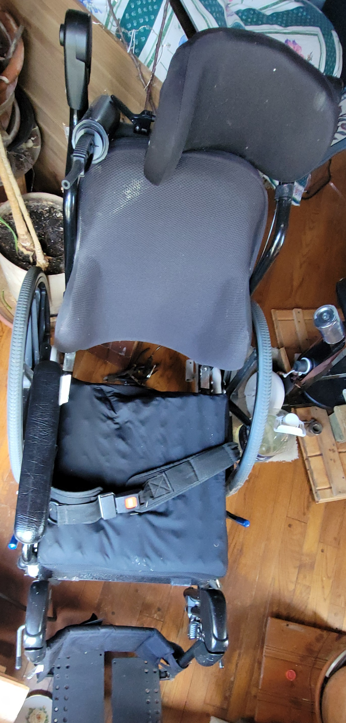 Used Wheelchair Reclinable with Headrest and Armrests - photo 5