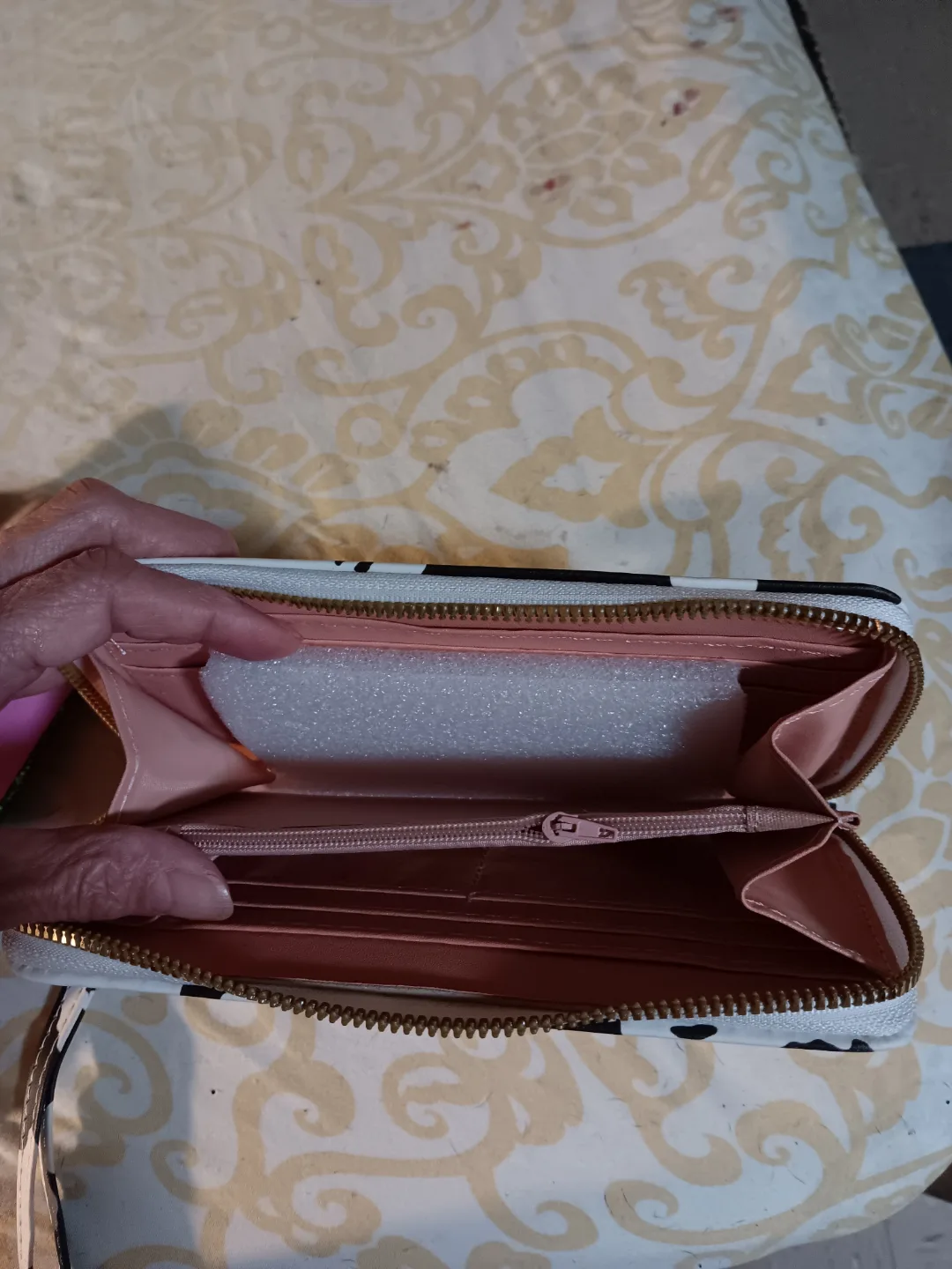 💚Cow Print Zip Around Wallet image indicator(2)