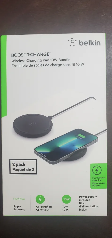 Belkin BOOST↑CHARGE™ Wireless Charging Pad 10W (2-Pack) image indicator(2)