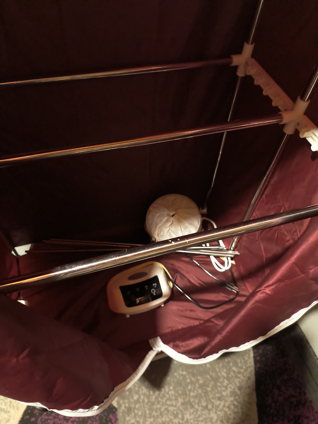 Portable Clothes Steamer and Drying Rack - photo 2