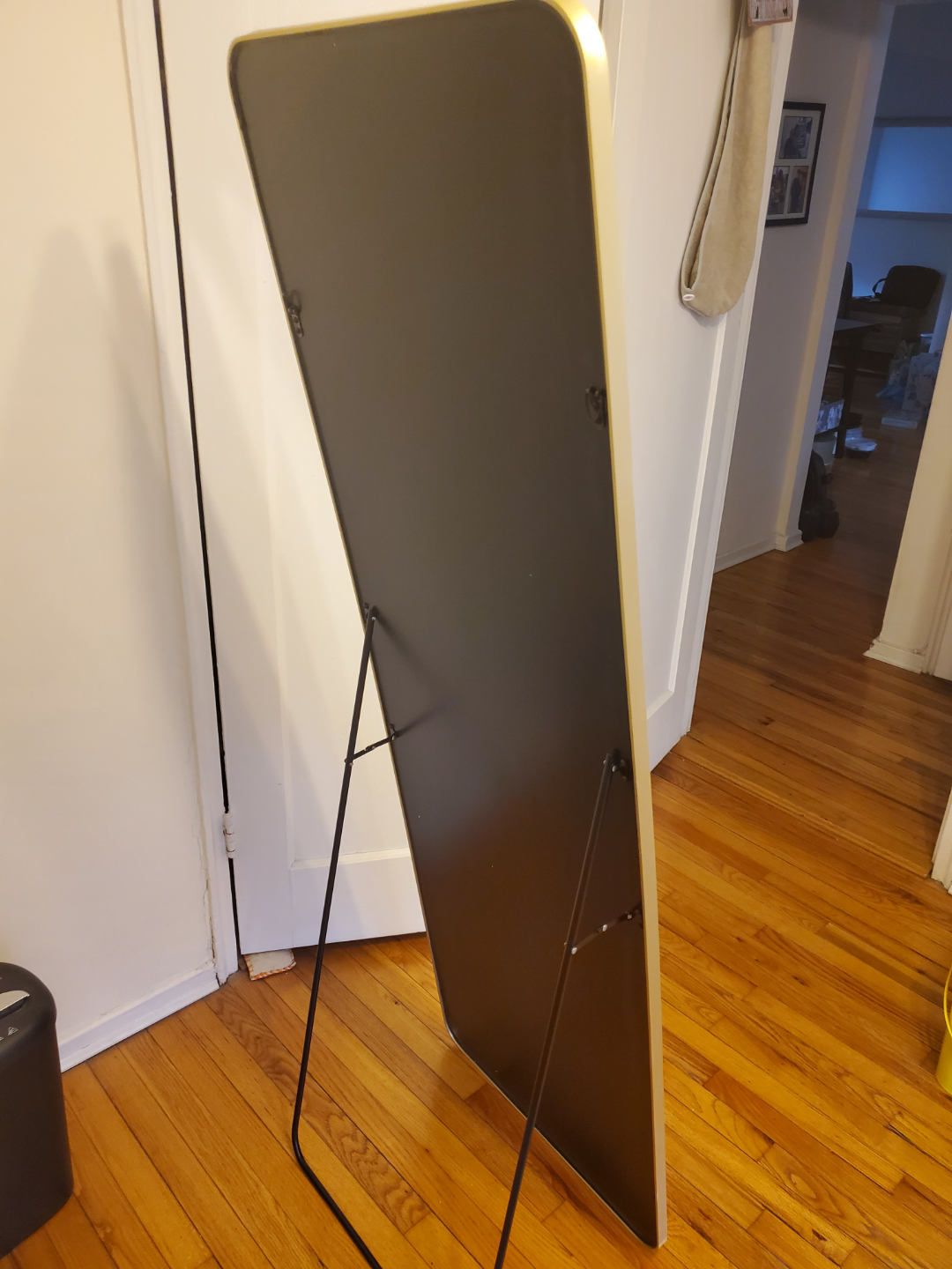 Full Length Gold Frame Freestanding Mirror - photo 2