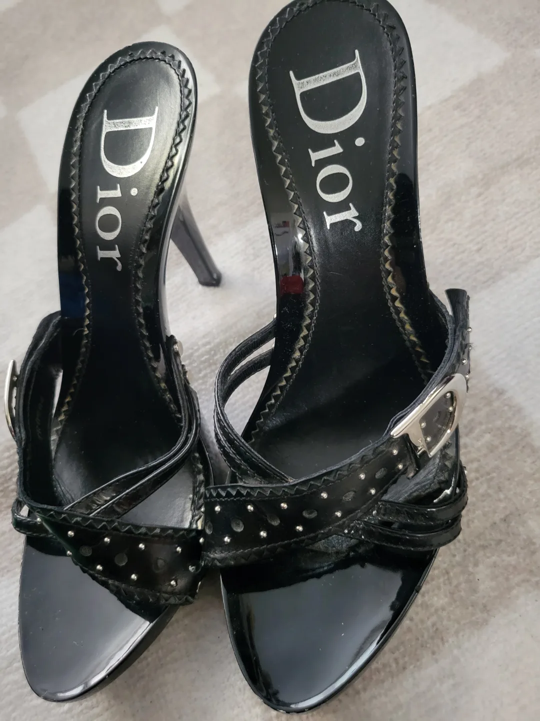 Dior Black Patent Leather Heels image indicator(5)